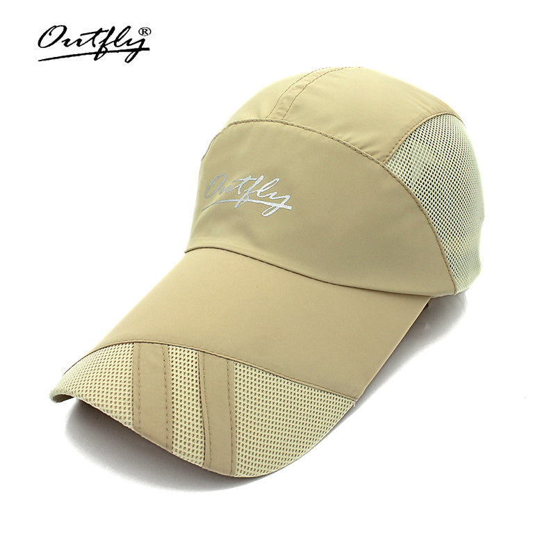 Men's Summer Baseball Cap Sunshade Quick Dry Hat Wide Brim Outdoor Hiking