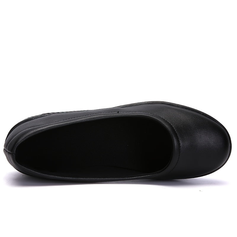 Women's Air Cushion Sole Nurse Shoes Non slip Slip On Casual Platform Shoes