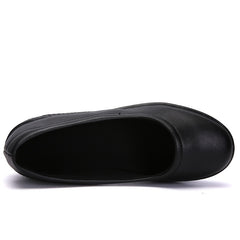 Women's Air Cushion Sole Nurse Shoes Non slip Slip On Casual Platform Shoes