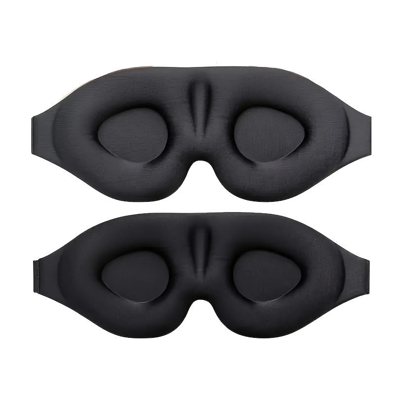 3D Soft Eye Mask for Men Women with Adjustable Band
