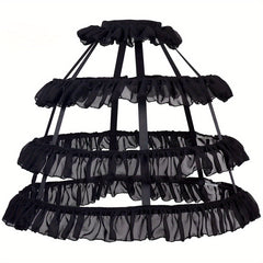 Ruffled Bustle Wedding Petticoat for Gown Jersey Bridal Accessories
