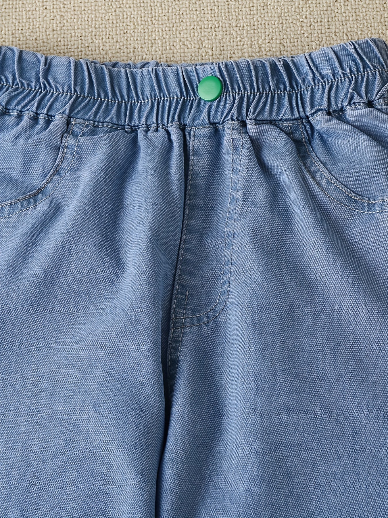Girls Heart Embroidered Wide Leg Jeans for Spring Summer