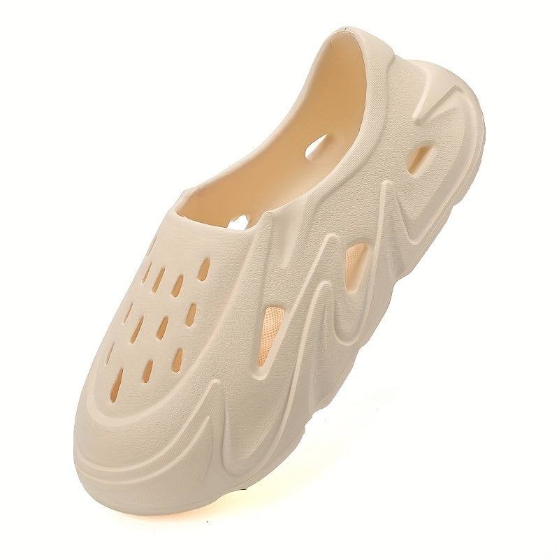 Men's Lightweight Comfy Clogs Hollow Out Non Slip Garden Shoes Summer