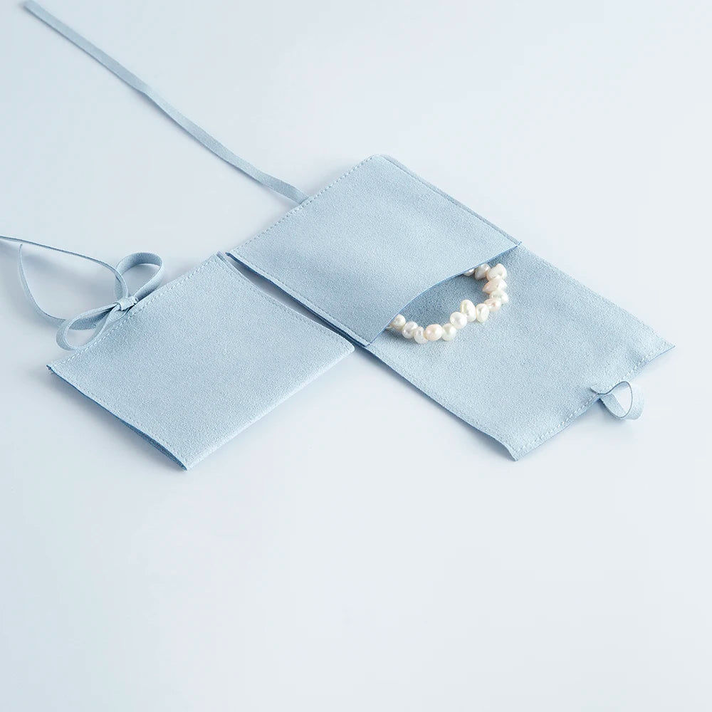 5pcs Microfiber Jewelry Pouches Wedding Christmas Storage Bag
