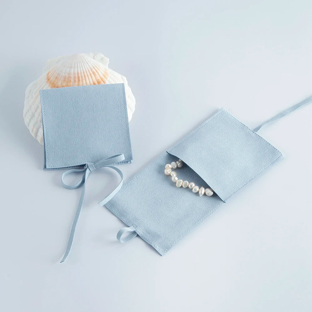 5pcs Microfiber Jewelry Pouches Wedding Christmas Storage Bag