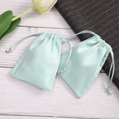 5pcs Flannel Jewelry Bags Christmas Wedding Candy Bags Party Decoration