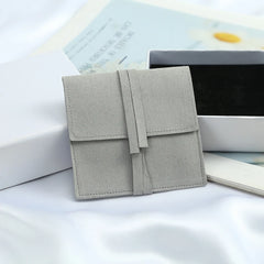 5pcs Microfiber Velvet Gift Bags Jewelry Organizer Wedding Earrings Necklace Pou