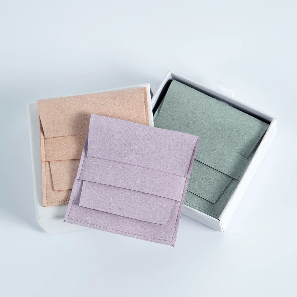 5pcs Microfiber Envelope Pouches for Jewelry Wedding Party Tarot Organizer