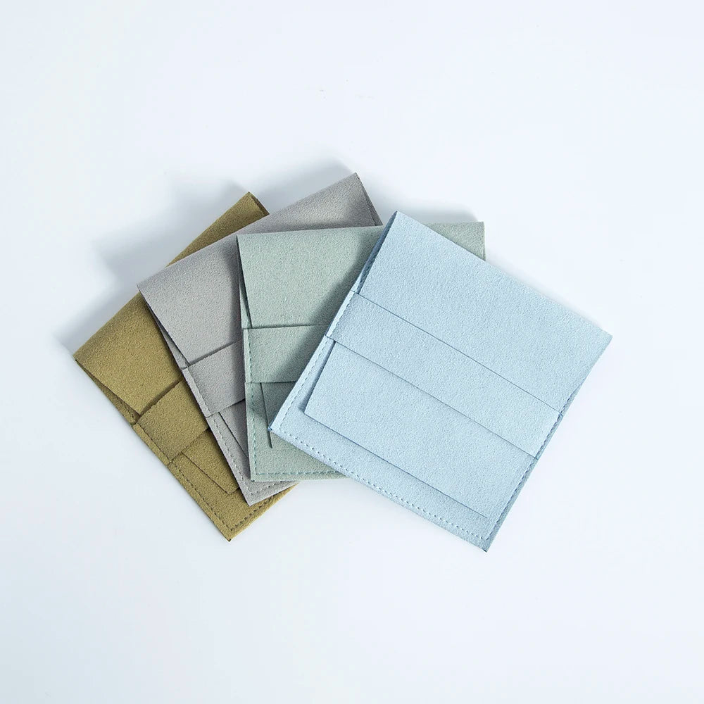 5pcs Microfiber Envelope Pouches for Jewelry Wedding Party Tarot Organizer
