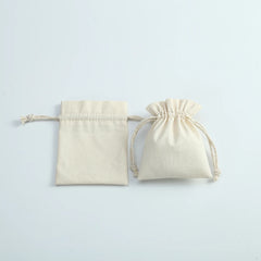 5pcs Cotton Jewelry Bags Necklace Earring Ring Pouch Wedding Party Gift Bag
