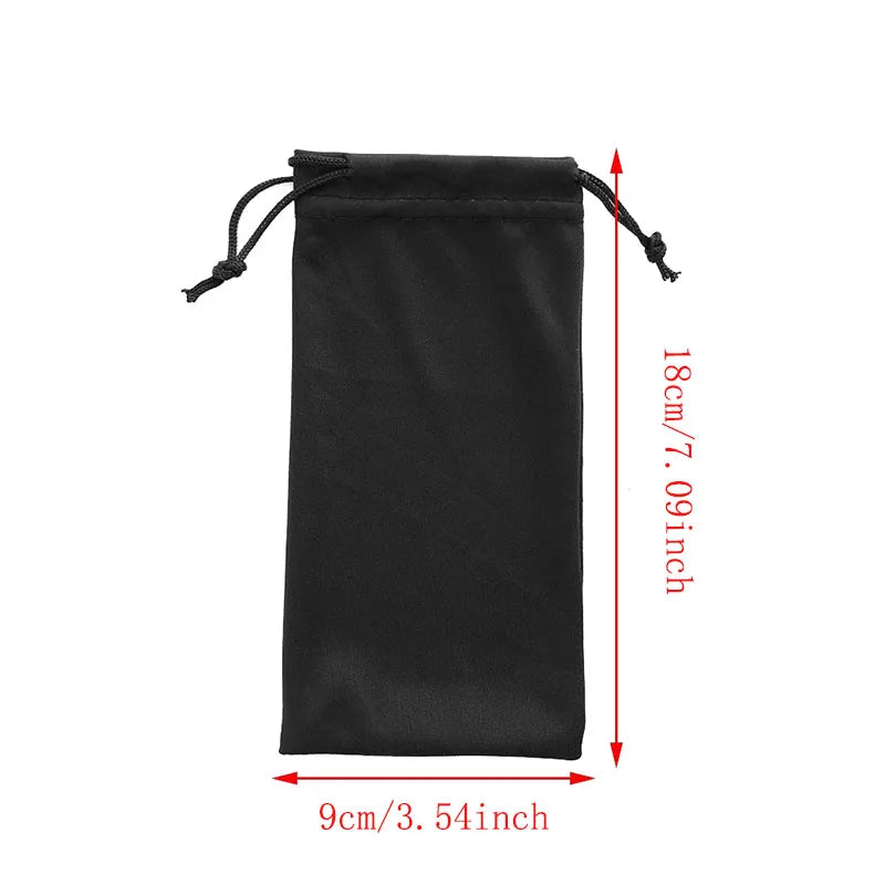 5pcs Soft Cloth Glasses Bag Sunglasses Case Waterproof Dustproof Eyeglasses Pouc