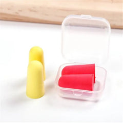5pcs Anti-noise Soft Ear Plugs with Case - Travel Ear Protection