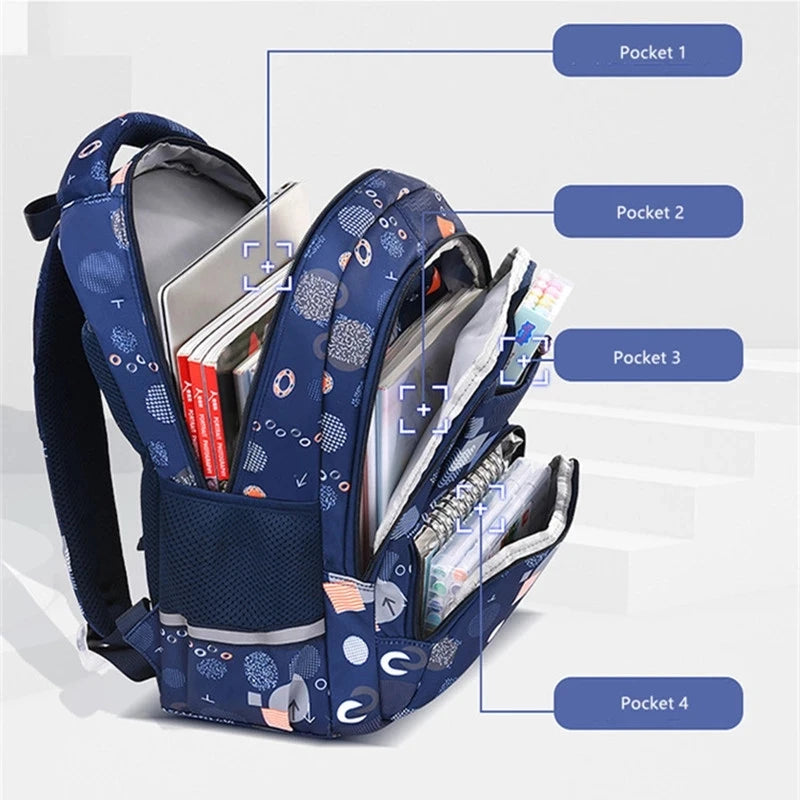 Kids Bookbag Lightweight Elementary School Bags for Girls Waterproof