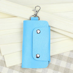 6 Colors Keys holder Organizer Manager leather Buckle key wallet case