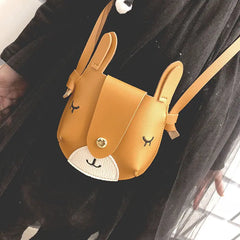 6 Colors Kids Lovely Bags Mini Crossbody Bag Rabbit PU Handbag