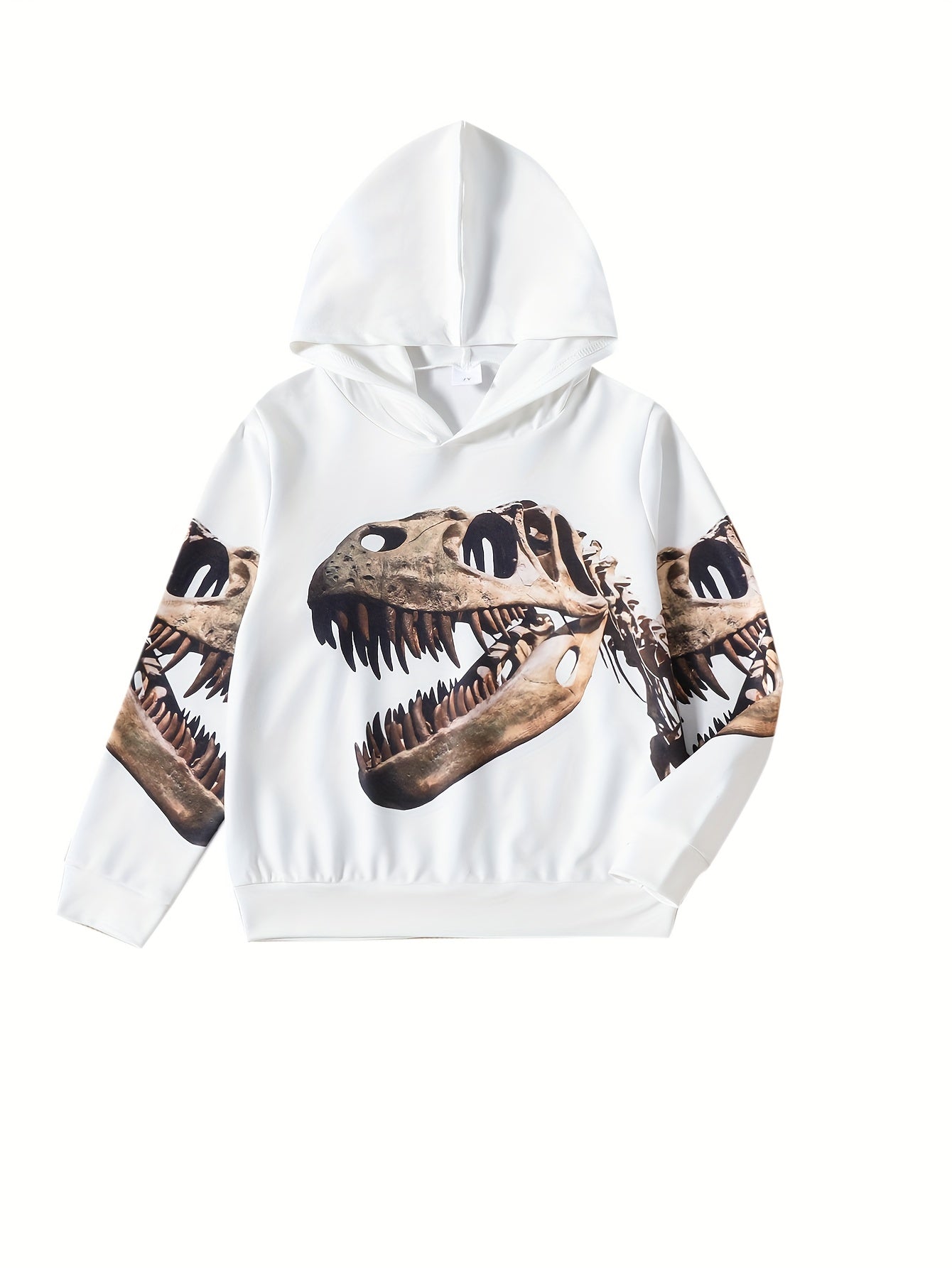 Kids 3D Dinosaur Graphic Hoodie Teens Long Sleeve Sweatshirt