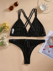 Mesh Sheer Lingerie Set