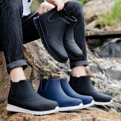 Men's Rain Boots for Outdoor Working Fishing