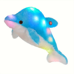 Glowing Dolphin Plush Soft Toy Night Light for Kids & Adults