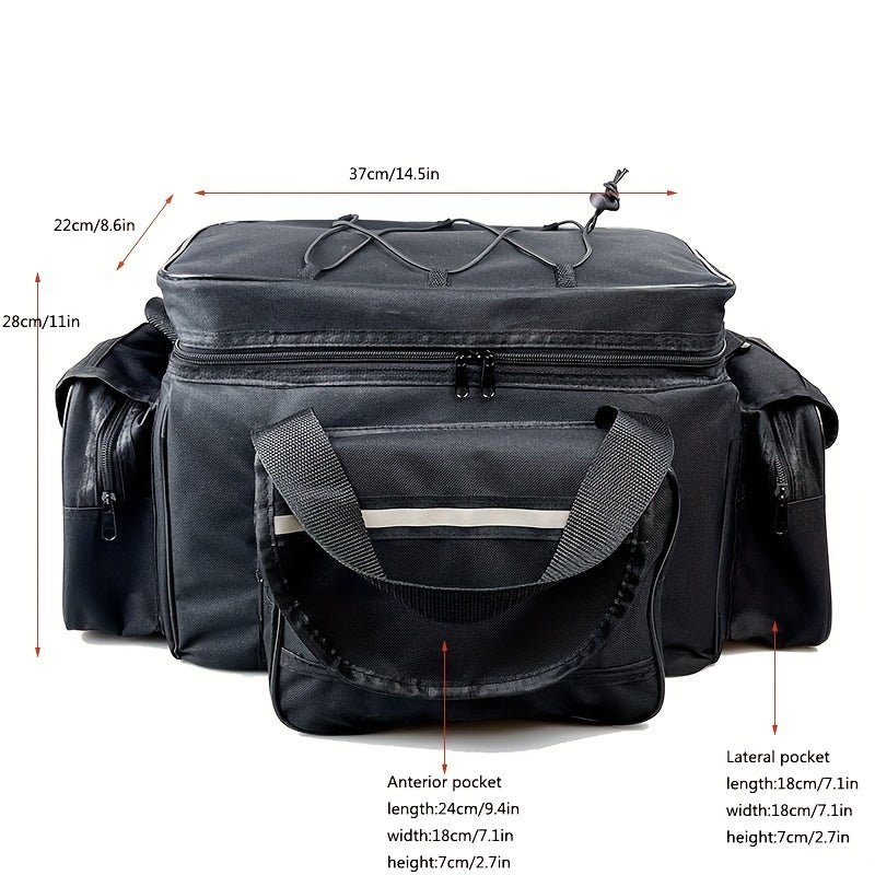 Waterproof Nylon Fishing Tackle Storage Bag for Outdoor Shoulder Bags