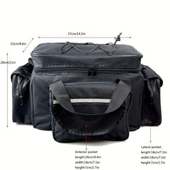 Waterproof Nylon Fishing Tackle Storage Bag for Outdoor Shoulder Bags