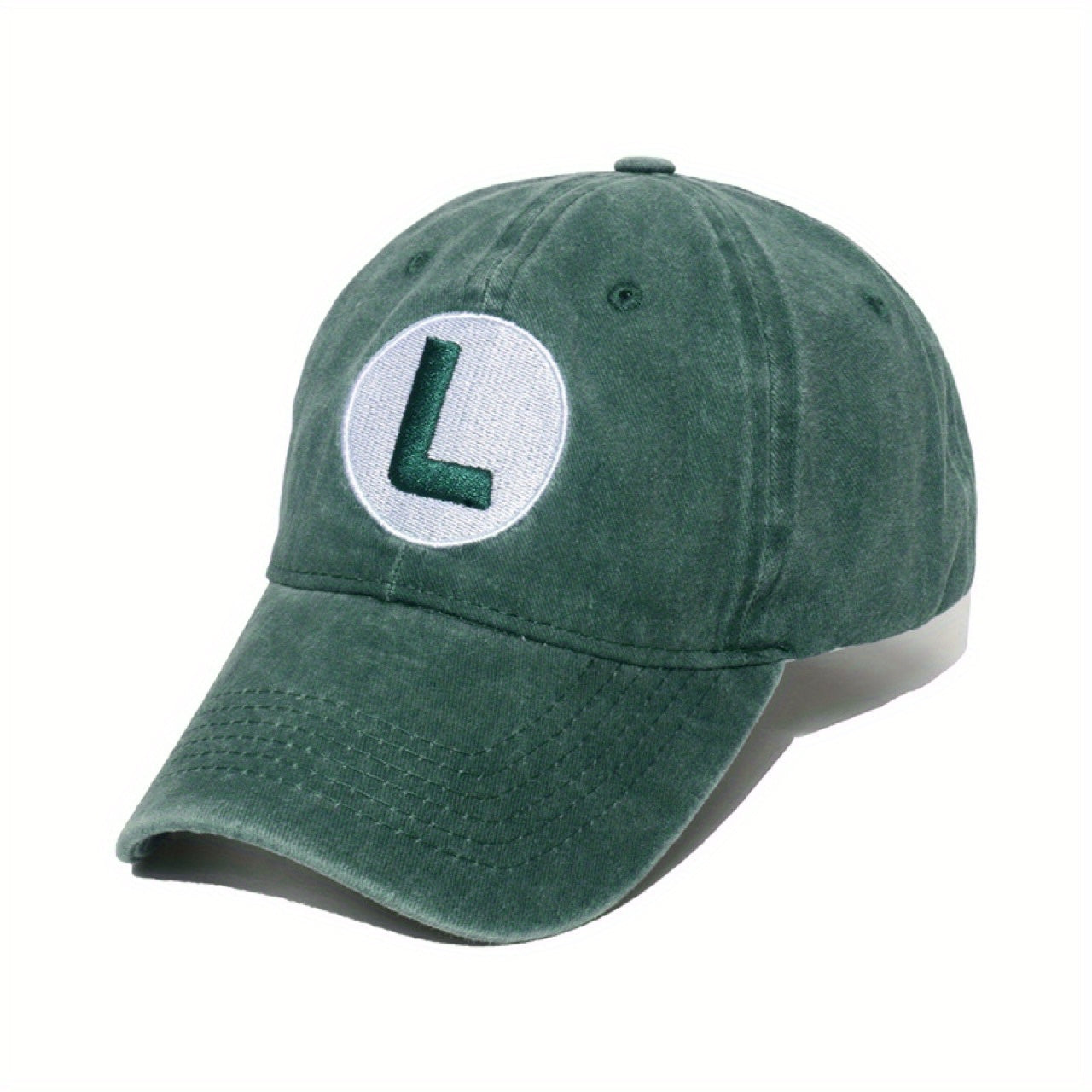 Unisex Anime Baseball Cap LMW Embroidery Distressed Dad Hat