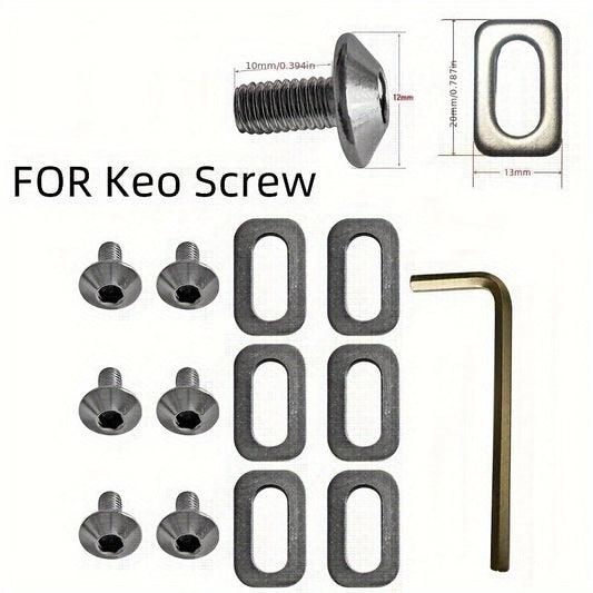 Rrskit Road Bike Pedal Cleats Repair Kit