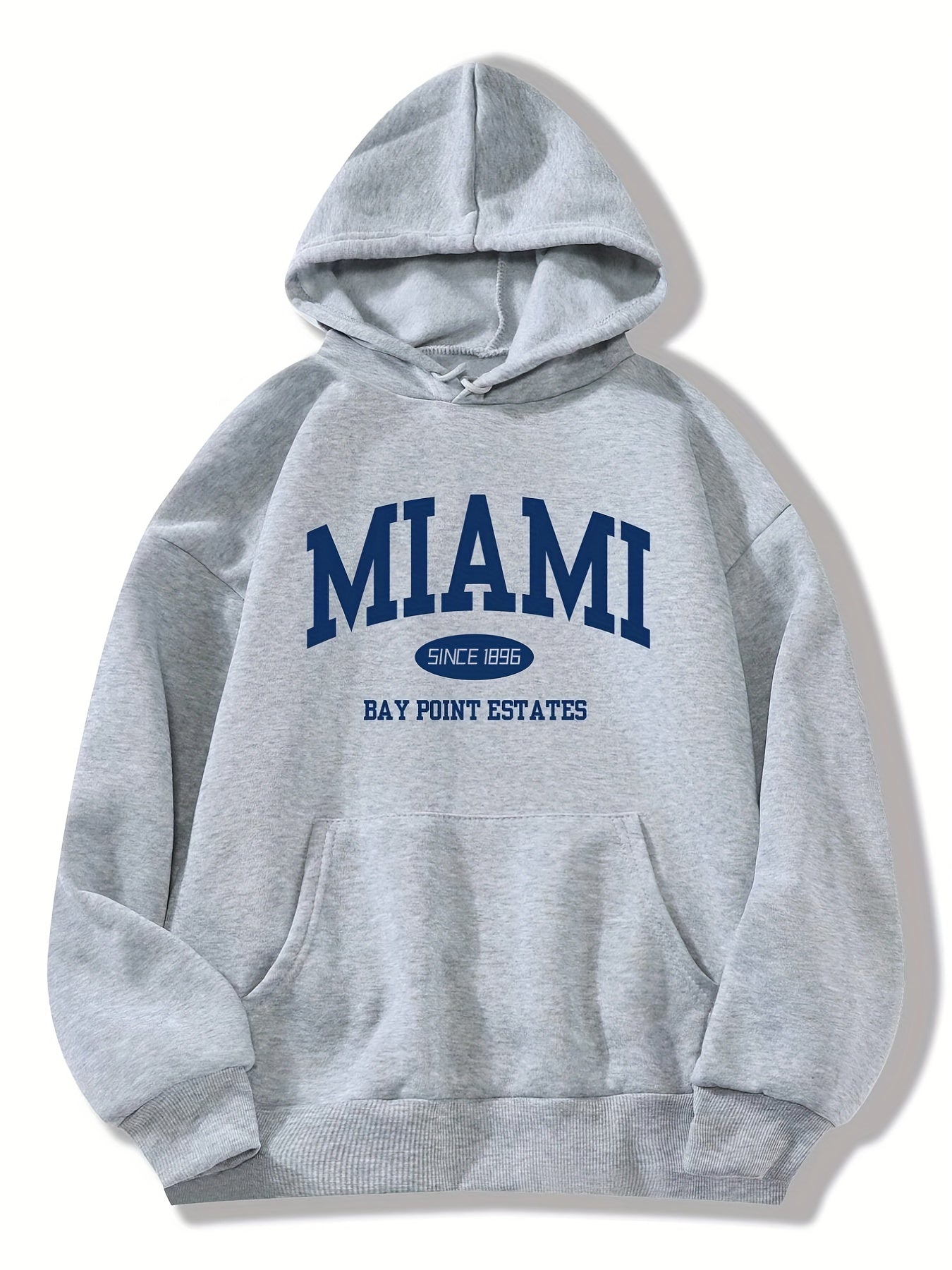 Kangaroo Pocket Hoodie Casual Long Sleeve Drawstring Hoodies Sweatshirt