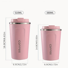 Airay Stainless Steel Coffee Cup Insulated Leakproof Portable Fashionable