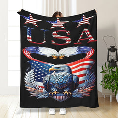 Eagle Printed Blanket for Home & Travel