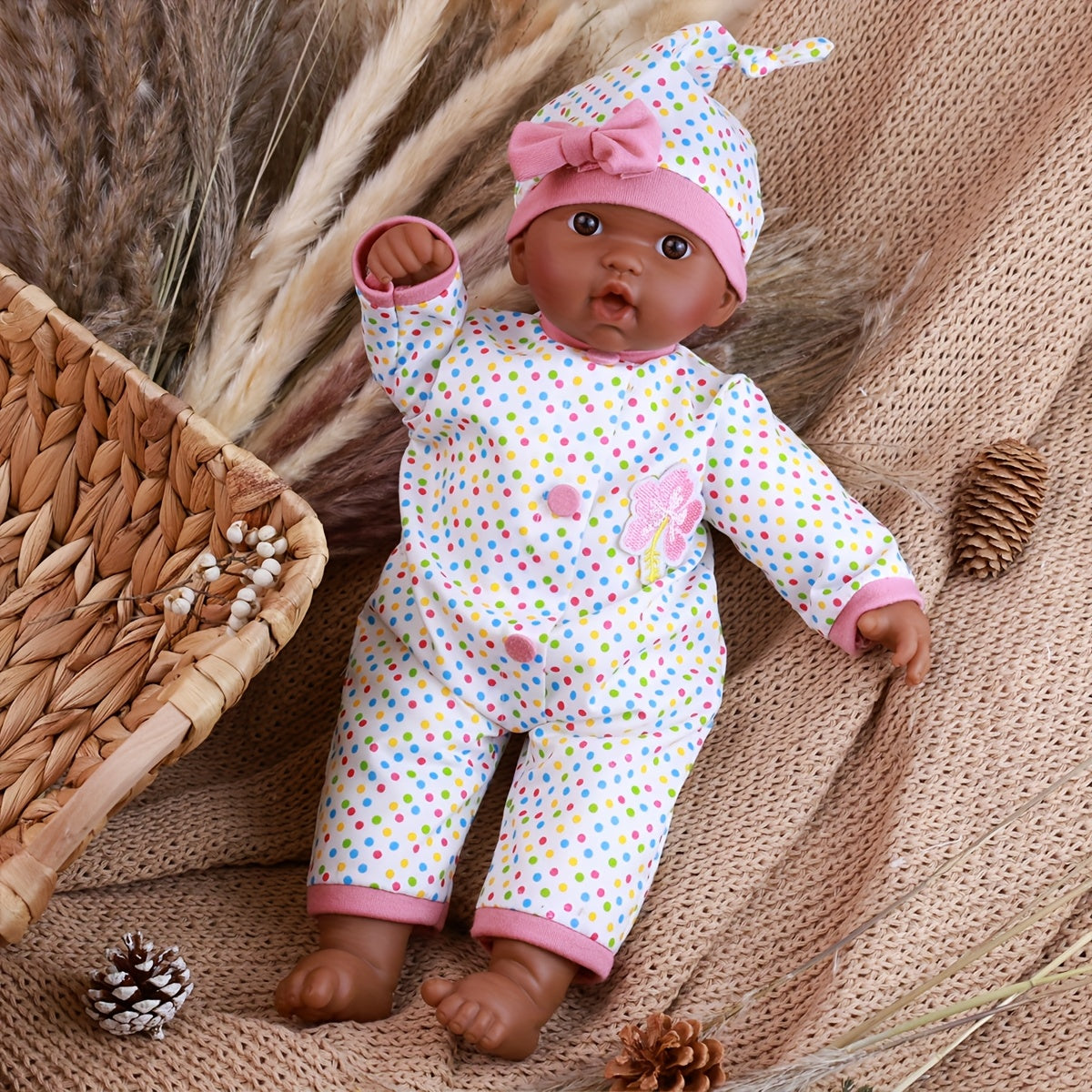 WERFLOT 16 inch Reborn Youngsters Doll Realistic Soft Body Lifelike Doll