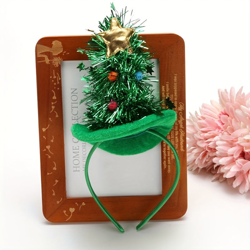 Christmas Tree Hair Hoop Christmas Party Decorations Year Prom Headwear