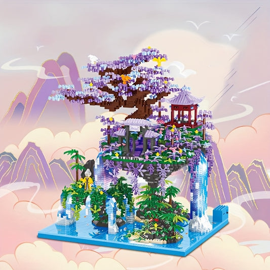 Fantasy Fairy Castle Building Blocks Set ABS Material DIY Construction Kit