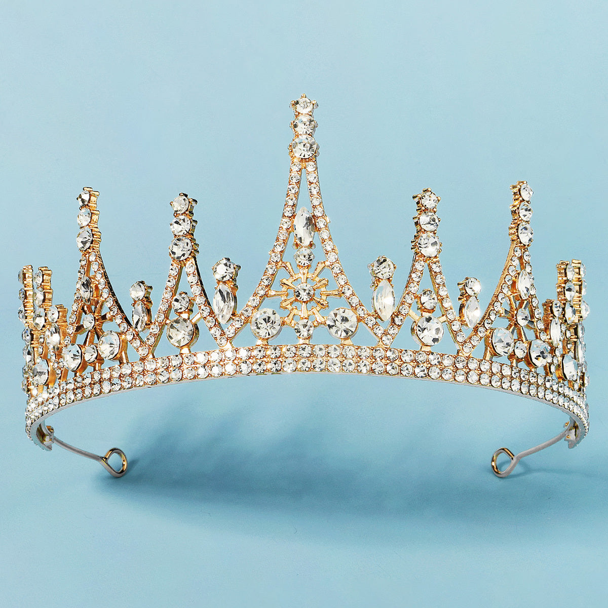 Baroque Bridal Headdress Crystal Hair Accessory