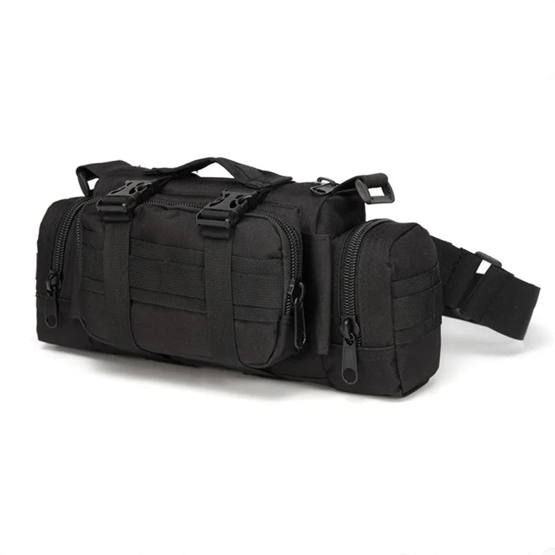 600D Encrypted Nylon Waist Bag Waterproof Pouch Camera Bag