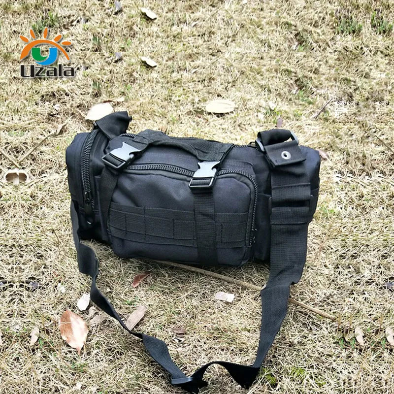 600D Encrypted Nylon Waist Bag Waterproof Pouch Camera Bag