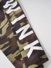 Girls High Waist Camo Leggings Underlayer Pants For Kids