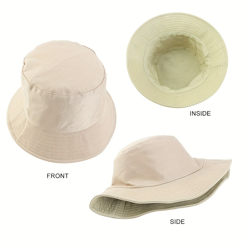 Foldable Bucket Fisherman Hat For Women Men Summer Cap Outdoor Sun Camo Caps