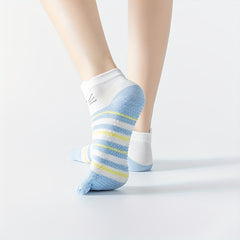 Cartoon Puppy Yoga Socks Non-slip Five Toe Dance Socks