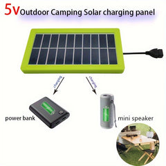 10W5V Solar Camping Charging Board for Outdoor Power Supply