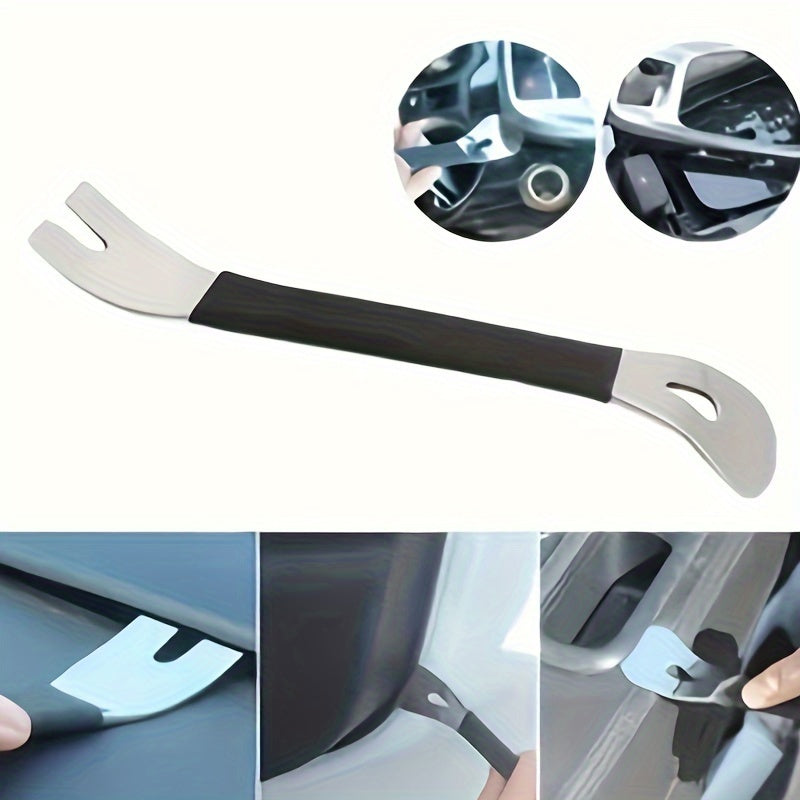 Car Audio Repair Tool Stainless Steel Pry Clip Crowbar