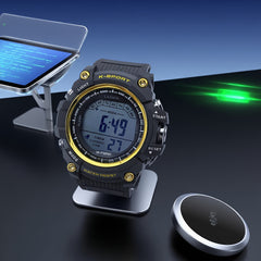 Boys Waterproof Timer Watch Alarm Clock Luminous Display Sports Student Watches