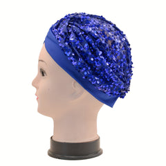 Sequin Decor Turban Cap Stylish Women's Head Wraps