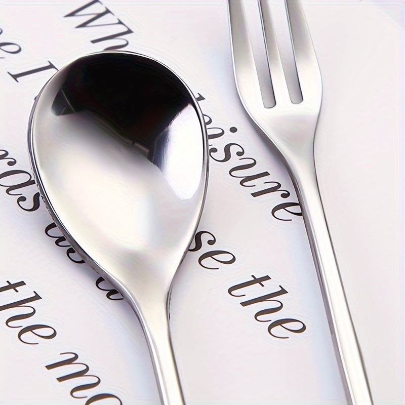 1pc Stainless Steel Branch Spoon Leaf Spoon Stainless Steel Fork Fruit Fork Cake