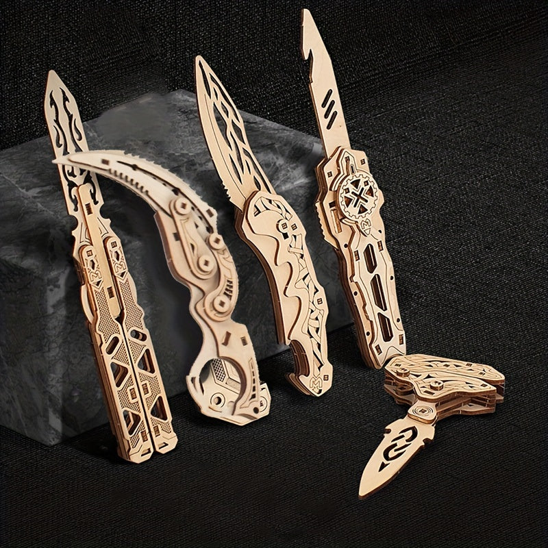 Wooden 3D Puzzle Toy Adult Birthday Gift