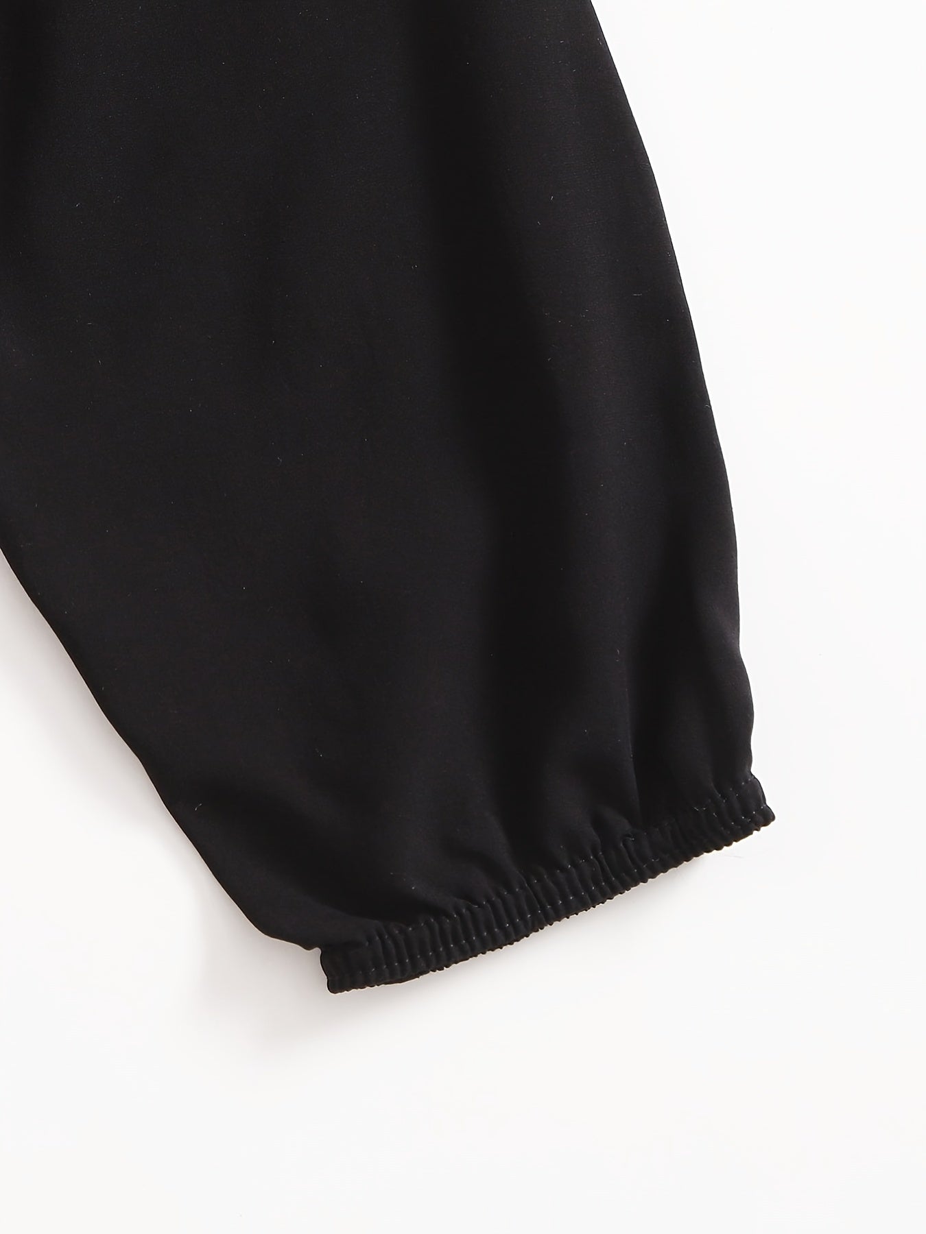 Solid High Waist Comfy Lantern Pants