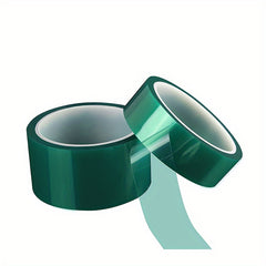Green Polyester Hi Temp Masking Tape 5mm-50mm 108ft