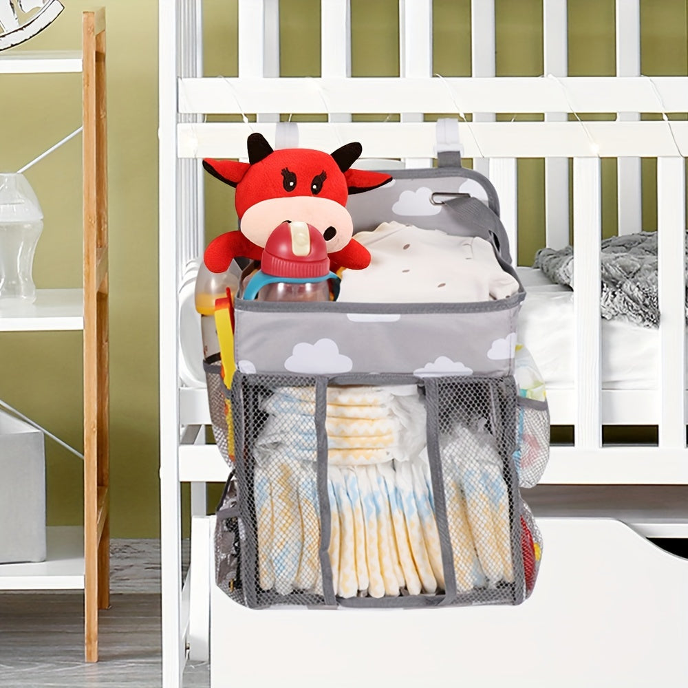 Large Capacity Hanging Storage Bag for Cribs and Carriages