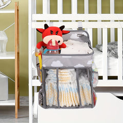 Large Capacity Hanging Storage Bag for Cribs and Carriages