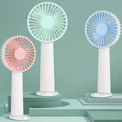 USB Rechargeable Handheld Fan with Base